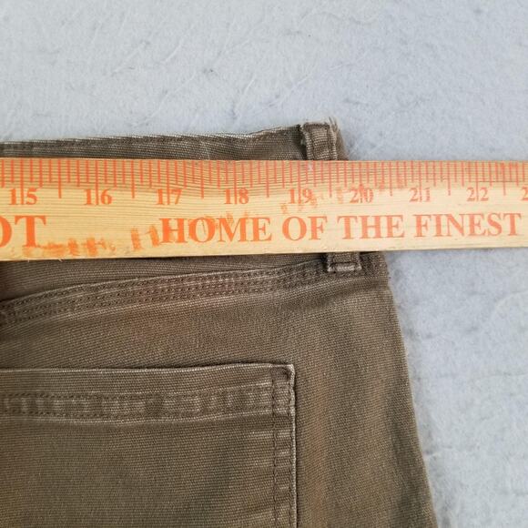 Weatherproof Vintage Pants Mens 40x30 Brown Relaxed Fit Utility Work Zip Pocket - Picture 9 of 13